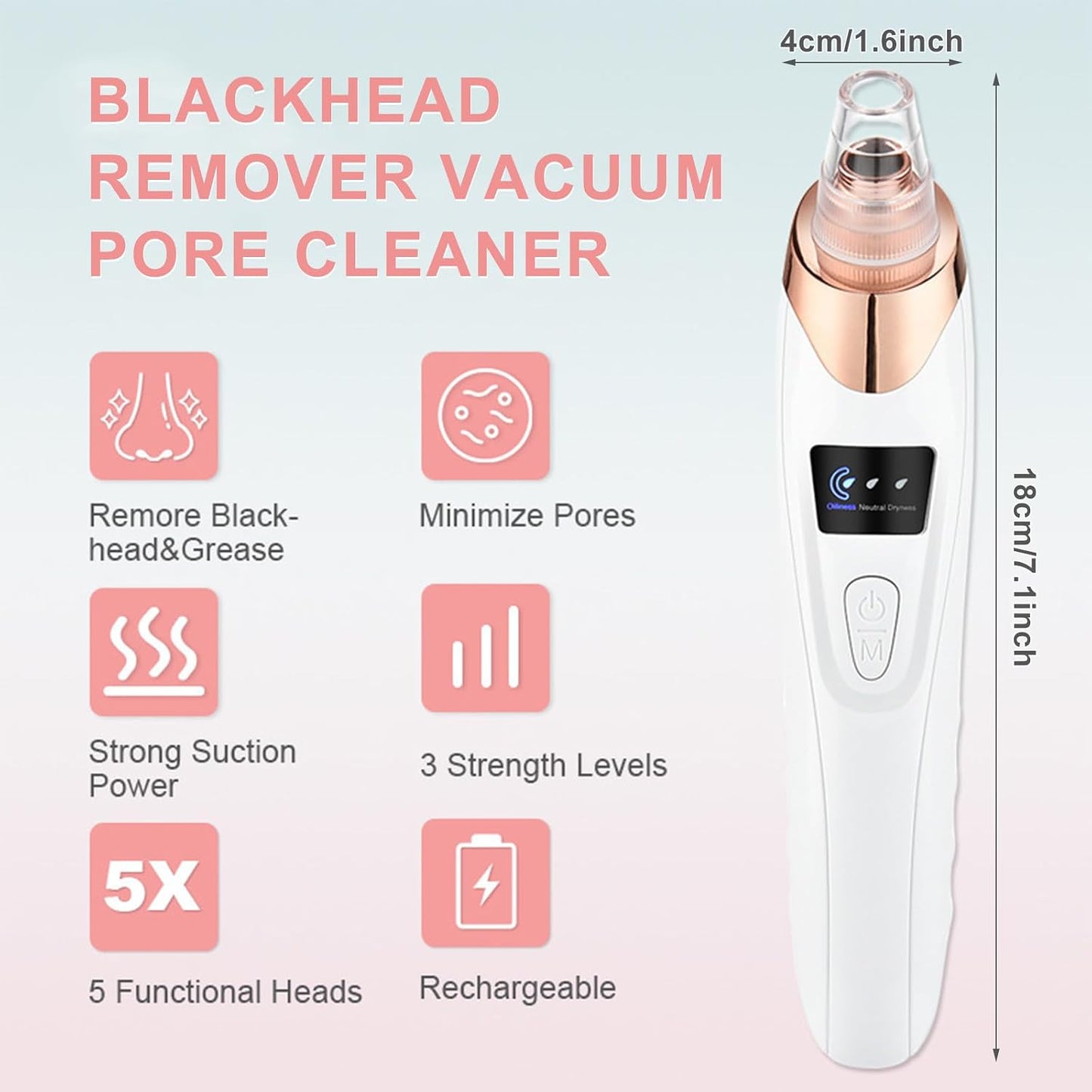 LummiGlow Pore Refine Vacuum – Blackhead Remover
