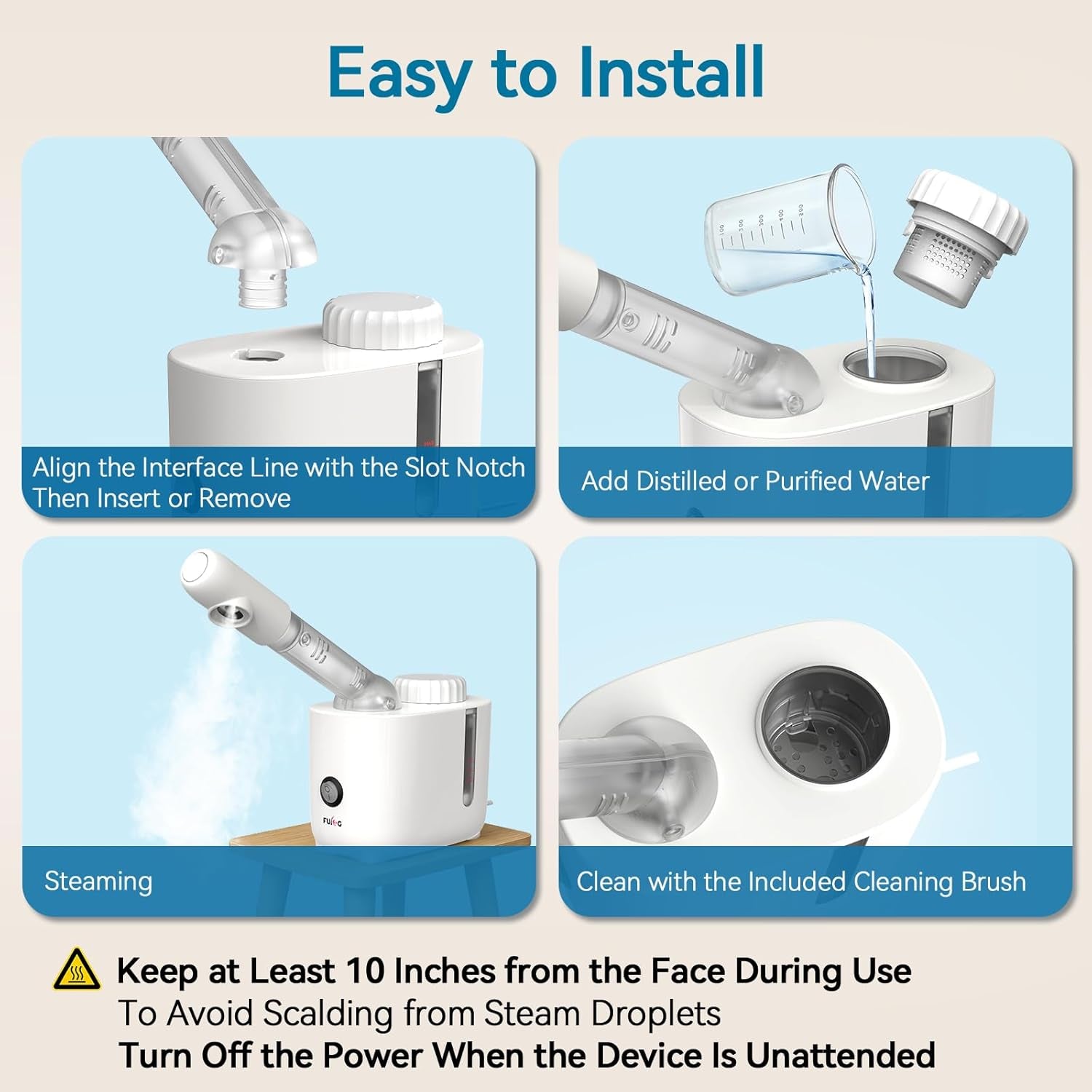 LummiGlow SpaSteam Facial Steamer