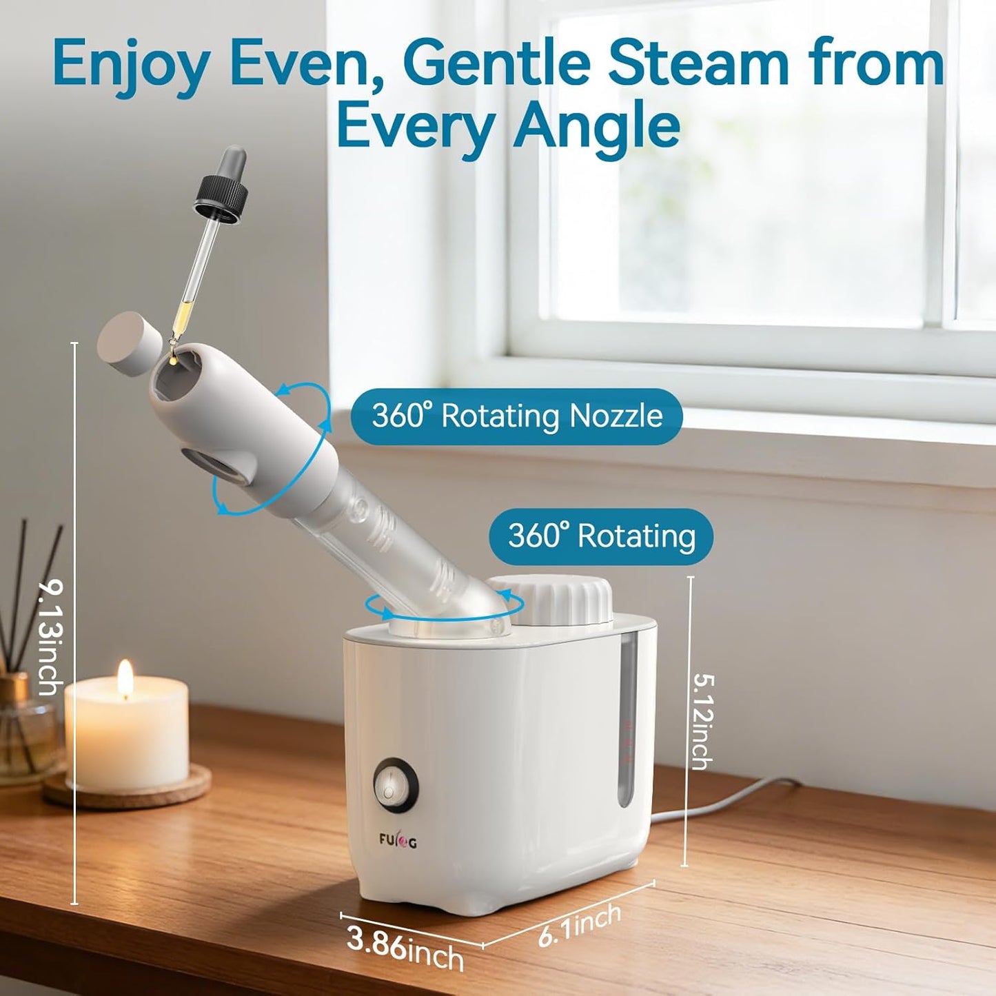 LummiGlow SpaSteam Facial Steamer